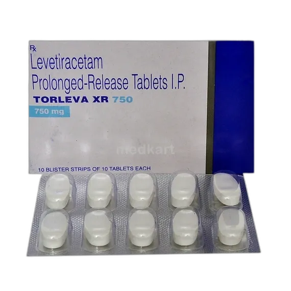 torleva xr 750mg tablet 10's